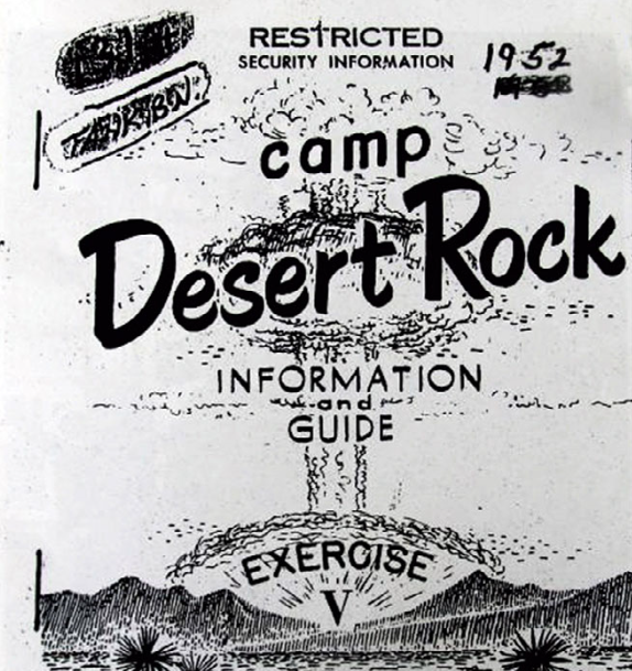 By September 1950, the 231st Engineer Battalion, from Grand Forks, Bottineau, Minot, and Cavalier, had been federalized and stationed at Ft Lewis, WA. A year later, the Battalion was sent to Nevada to begin construction on Camp Desert Rock Nevada Test Site, including fortifications at atomic test sites for explosions that began in October 1951. Personnel assigned to the camp were provided booklets that explained the importance of secrecy and were prohibited from discussing the tests, the military maneuvers, or any effects they felt from the tests. Troops kept their secrets well, as little is known about the experiences of the 231st Engineers at the camp.