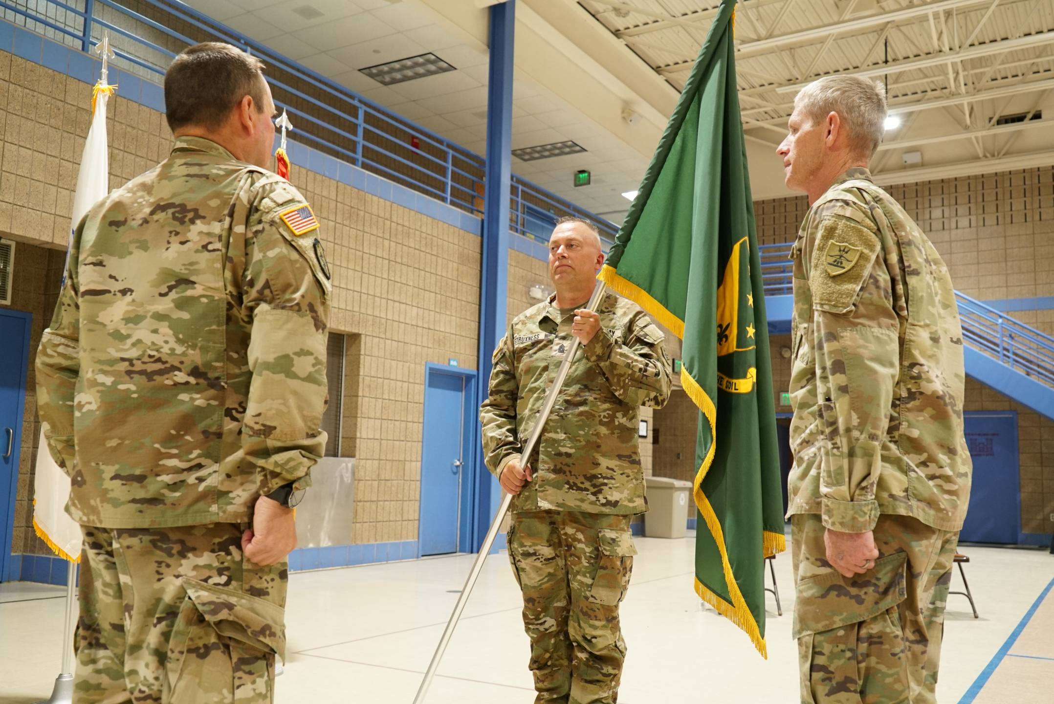 Struxness assumes duties of State Command Sgt. Major.