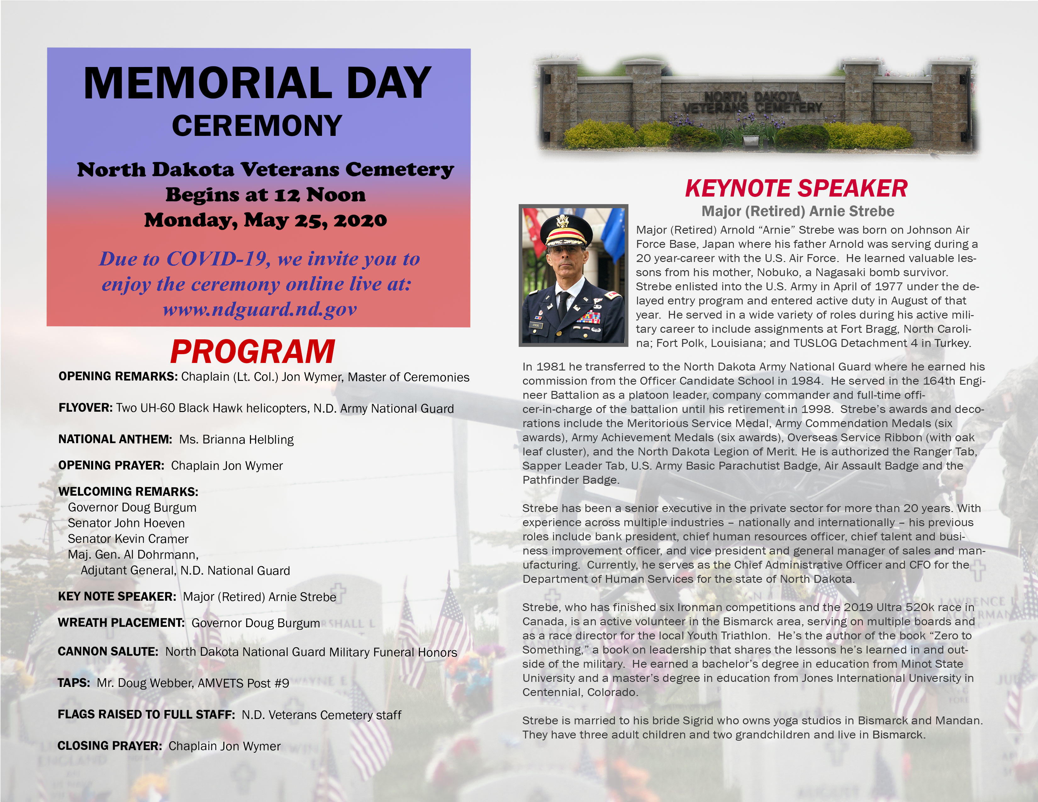 Memorial Day Program
