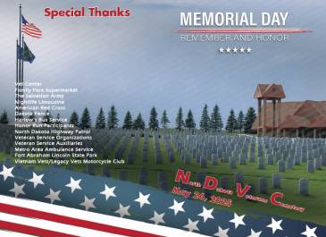 Memorial Day 2025 Program Page 1